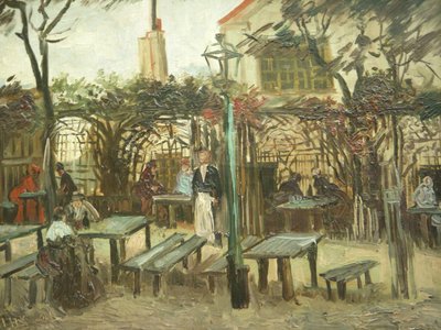 Garden Restaurant La Guinguette on Montmartre by Vincent van Gogh